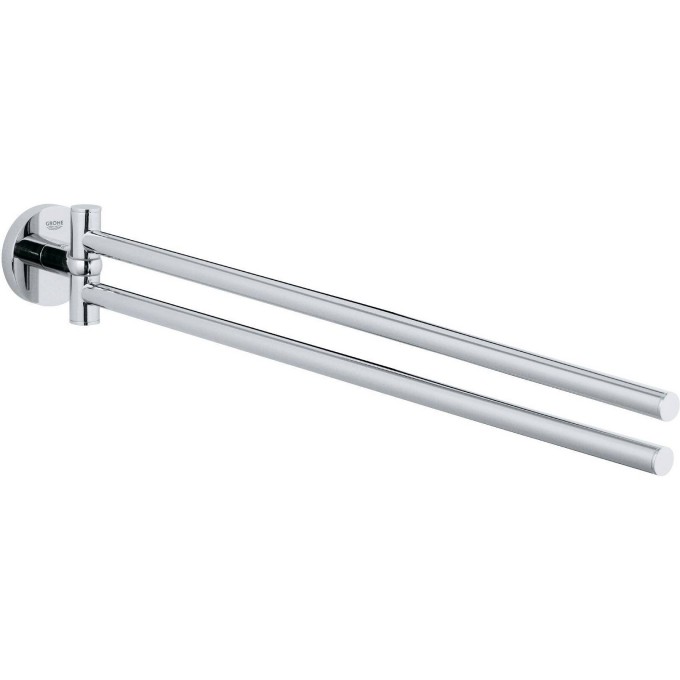 Держатель для полотенца GROHE ESSENTIALS двойной, хром () 40371001 Держатель для полотенца GROHE ESSENTIALS двойной, хром () 40371001