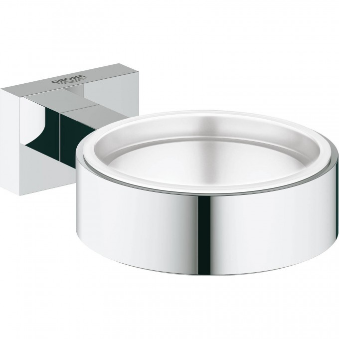 Держатель для стакана или мыльницы GROHE ESSENTIALS CUBE, хром () 40508001 Держатель для стакана или мыльницы GROHE ESSENTIALS CUBE, хром () 40508001