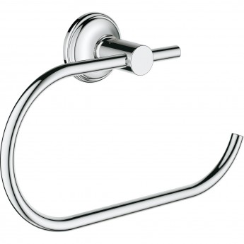 Держатель для туалетной бумаги GROHE ESSENTIALS AUTHENTIC, без крышки, хром (40657001)