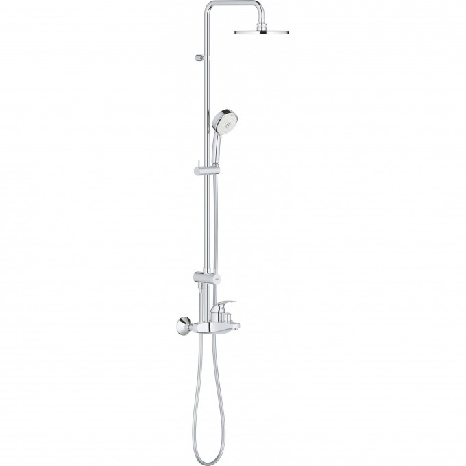 Душевая система GROHE TEMPESTA COSMOPOLITAN SYSTEM 200 с однорычажным смесителем для ванны, хром 26305001 Душевая система GROHE TEMPESTA COSMOPOLITAN SYSTEM 200 с однорычажным смесителем для ванны, хром 26305001
