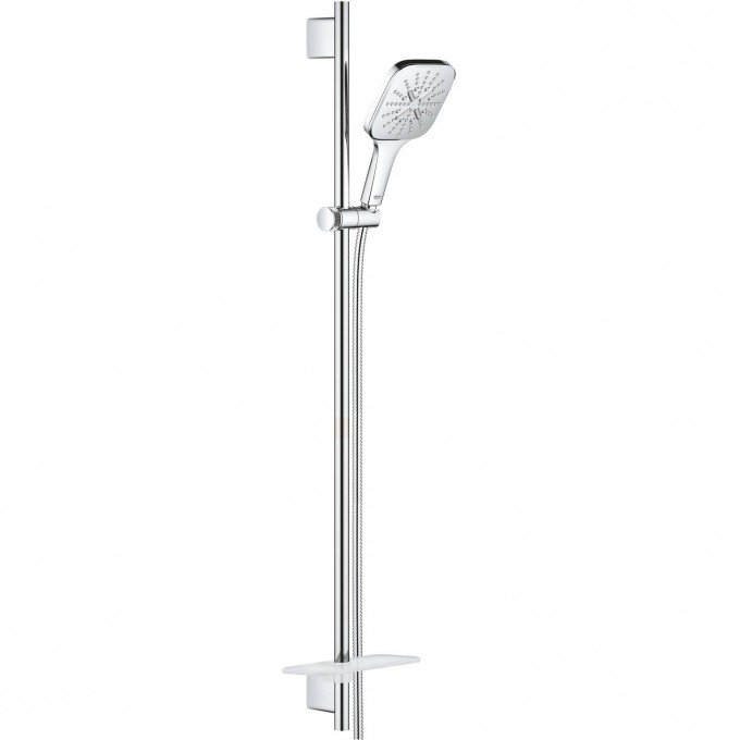Душевой гарнитур GROHE RAINSHOWER SMARTACTIVE 130 CUBE, 3 вида струй, хром () 26587000 Душевой гарнитур GROHE RAINSHOWER SMARTACTIVE 130 CUBE, 3 вида струй, хром () 26587000