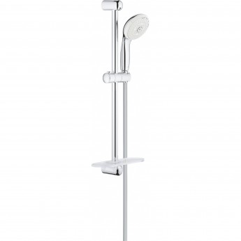 Душевой гарнитур GROHE TEMPESTA NEW с полочкой, душевая штанга 600 мм, хром