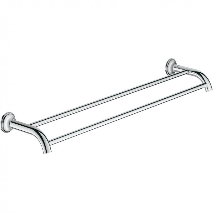 Двойной держатель для полотенца GROHE ESSENTIALS AUTHENTIC, хром 40654001 Двойной держатель для полотенца GROHE ESSENTIALS AUTHENTIC, хром 40654001
