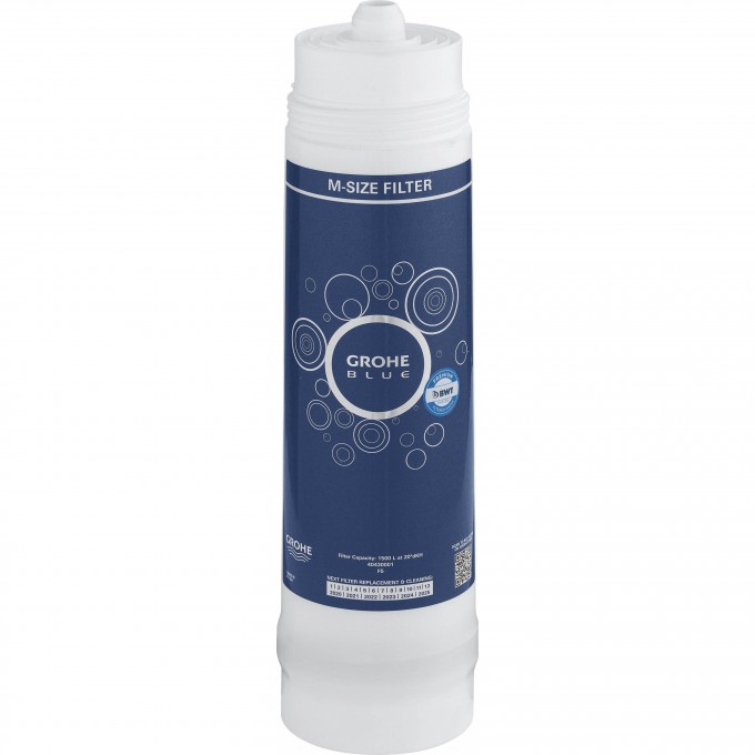 Фильтр сменный для водных систем GROHE BLUE (1500 литров) 40430001 Фильтр сменный для водных систем GROHE BLUE (1500 литров) 40430001