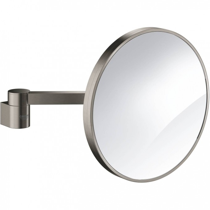 Косметическое зеркало GROHE SELECTION, темный графит матовый () 41077AL0 Косметическое зеркало GROHE SELECTION, темный графит матовый () 41077AL0