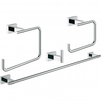 Набор аксессуаров GROHE ESSENTIALS CUBE (4 предмета), хром (40778001)
