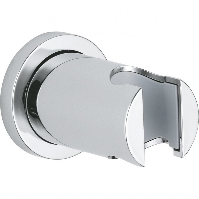 Настенный держатель для ручного душа GROHE RAINSHOWER с круглой розеткой, хром 27074000 Настенный держатель для ручного душа GROHE RAINSHOWER с круглой розеткой, хром 27074000