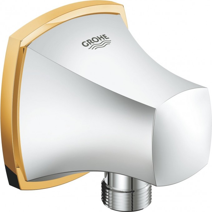 Подключение для душевого шланга GROHE GRANDERA, хром/золото 27970IG0 Подключение для душевого шланга GROHE GRANDERA, хром/золото 27970IG0