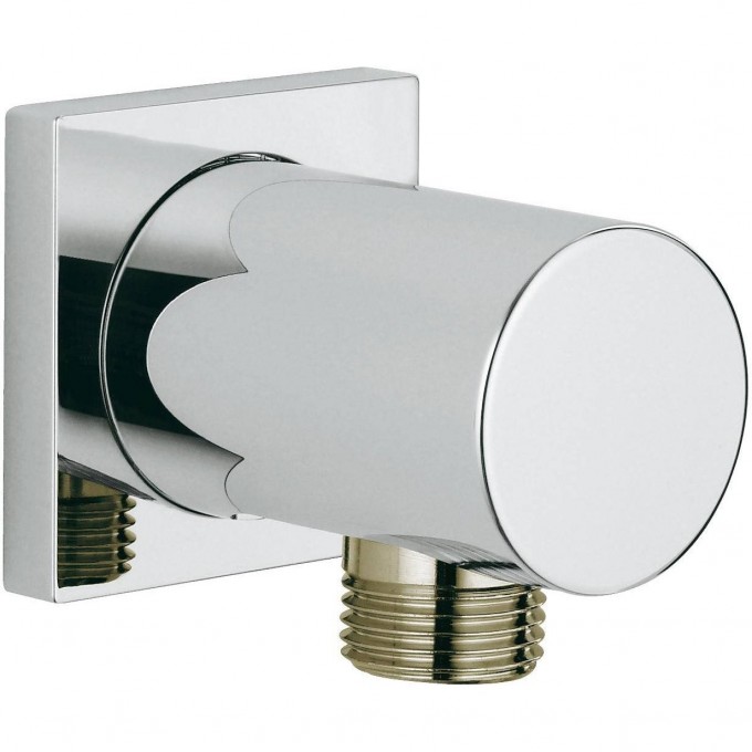 Подключение для душевого шланга GROHE Rainshower с квадратной розеткой, хром () 27076000 Подключение для душевого шланга GROHE Rainshower с квадратной розеткой, хром () 27076000