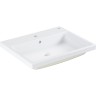 Раковина GROHE CUBE CERAMIC, полувстраиваемая 60 см, альпин-белый 3947900H