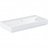 Раковина накладная GROHE CUBE CERAMIC 100 см, альпин-белый () 3947500H