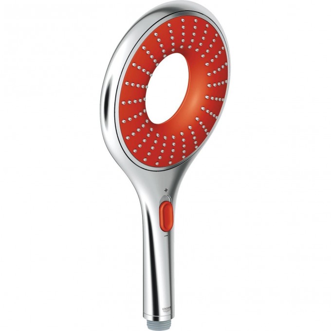 Ручной душ GROHE RAINSHOWER ICON (2 режима), хром/красный 27443000 Ручной душ GROHE RAINSHOWER ICON (2 режима), хром/красный 27443000