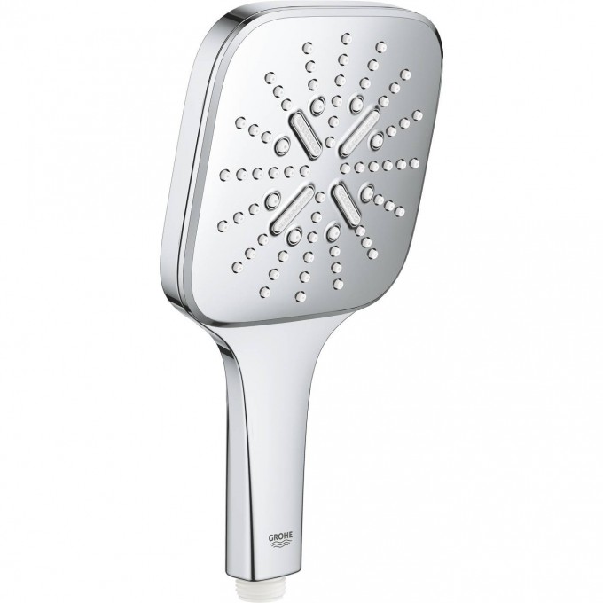 Ручной душ GROHE RAINSHOWER SMARTACTIVE 130 CUBE, 3 вида струй, хром () 26582000 Ручной душ GROHE RAINSHOWER SMARTACTIVE 130 CUBE, 3 вида струй, хром () 26582000