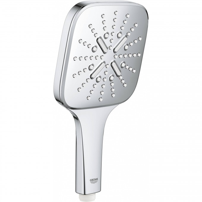 Ручной душ GROHE RAINSHOWER SMARTACTIVE CUBE 130, 3 вида струй, хром () 26550000 Ручной душ GROHE RAINSHOWER SMARTACTIVE CUBE 130, 3 вида струй, хром () 26550000