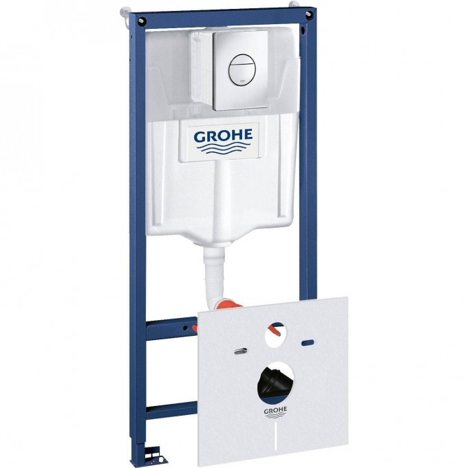 Система инсталляции для унитаза GROHE RAPID SL с панелью смыва Nova Cosmopolitan (3 режима) (1,13 м) 38813001 Система инсталляции для унитаза GROHE RAPID SL с панелью смыва Nova Cosmopolitan (3 режима) (1,13 м) 38813001