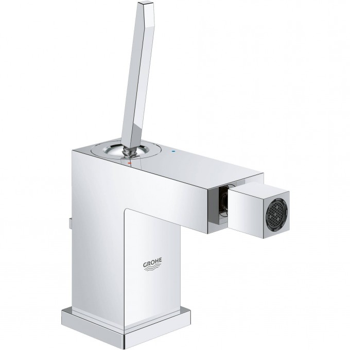 Смеситель для биде GROHE EUROCUBE JOY с донным клапаном, хром () 23664000 Смеситель для биде GROHE EUROCUBE JOY с донным клапаном, хром () 23664000