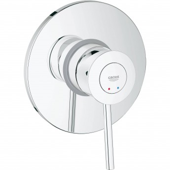 Смеситель для душа GROHE BAUCLASSIC (внешняя и встраиваемая части), хром