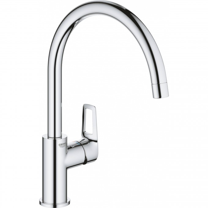 Смеситель для кухни GROHE BAULOOP с высоким C-образным изливом, хром () 31232001 Смеситель для кухни GROHE BAULOOP с высоким C-образным изливом, хром () 31232001