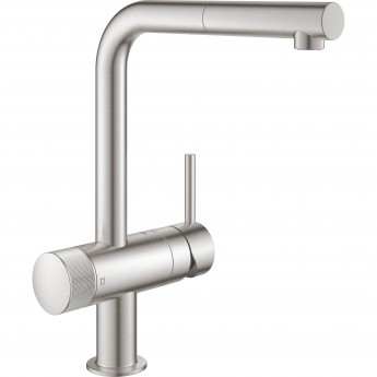 Смеситель для кухни GROHE BLUE PURE MINTA с функцией очистки водопроводной воды, суперсталь