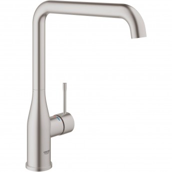 Смеситель для кухни GROHE ESSENCE+ с высоким изливом, суперсталь