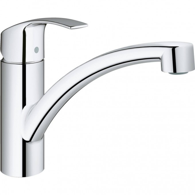 Смеситель для кухни GROHE EUROSMART NEW с низким изливом и ограничением расхода воды, хром 3328120E Смеситель для кухни GROHE EUROSMART NEW с низким изливом и ограничением расхода воды, хром 3328120E