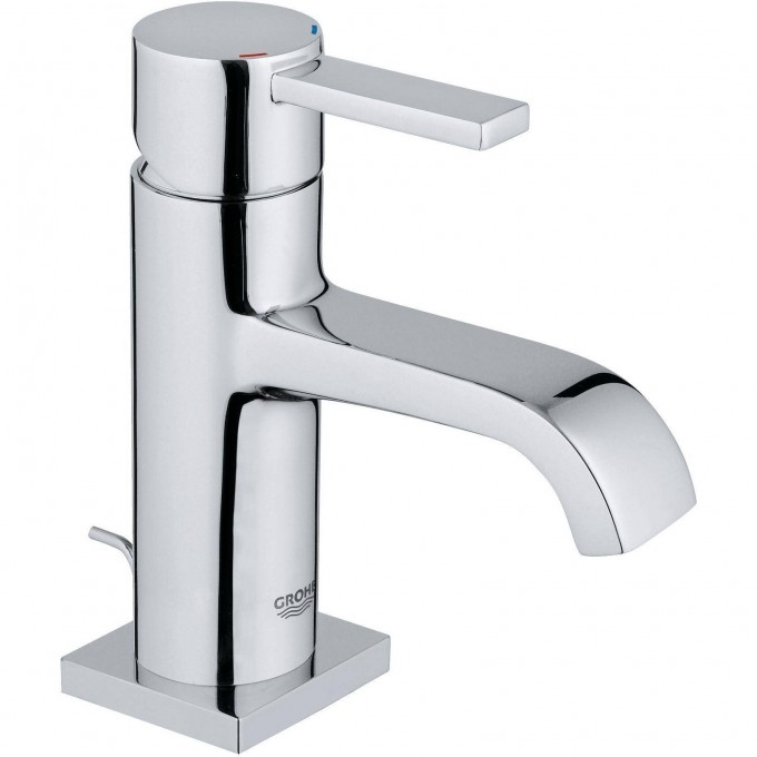 Смеситель для раковины GROHE ALLURE с донным клапаном, уменьшенный, хром 32757000 Смеситель для раковины GROHE ALLURE с донным клапаном, уменьшенный, хром 32757000