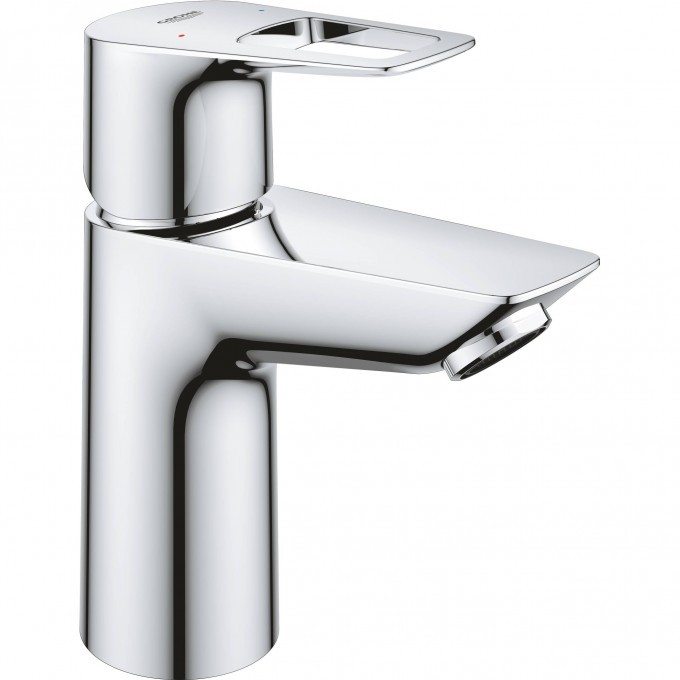 Смеситель для раковины GROHE BauLoop с ограничителем температуры, гладкий корпус, размер S, хром () 23337001 Смеситель для раковины GROHE BauLoop с ограничителем температуры, гладкий корпус, размер S, хром () 23337001