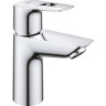 Смеситель для раковины GROHE BauLoop с ограничителем температуры, гладкий корпус, размер S, хром () 23337001