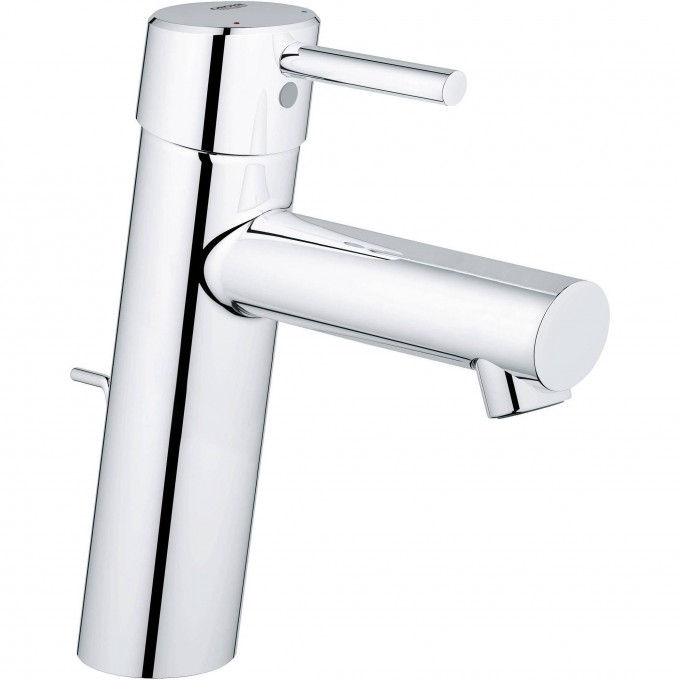 Смеситель для раковины GROHE CONCETTO с донным клапаном, средний излив, хром 23450001 Смеситель для раковины GROHE CONCETTO с донным клапаном, средний излив, хром 23450001