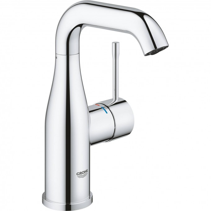 Смеситель для раковины GROHE ESSENCE NEW нажимным донным клапаном, размер M, хром () 23798001 Смеситель для раковины GROHE ESSENCE NEW нажимным донным клапаном, размер M, хром () 23798001