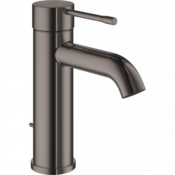 Смеситель для раковины GROHE ESSENCE NEW с донным клапаном, темный графит глянец () 23589A01 Смеситель для раковины GROHE ESSENCE NEW с донным клапаном, темный графит глянец () 23589A01