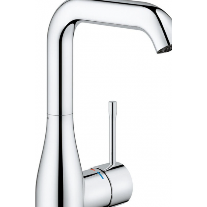Смеситель для раковины GROHE ESSENCE+ с донным клапаном и высоким изливом, хром 32628001 Смеситель для раковины GROHE ESSENCE+ с донным клапаном и высоким изливом, хром 32628001