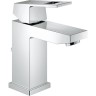 Смеситель для раковины GROHE EUROCUBE с донным клапаном и ограничением расхода воды, хром () 2312700E