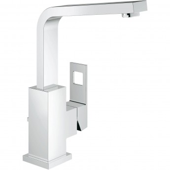 Смеситель для раковины GROHE EUROCUBE с донным клапаном и высоким изливом, хром