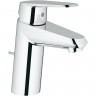 Смеситель для раковины GROHE EURODISC COSMOPOLITAN с донным клапаном и низким изливом, хром 33190002