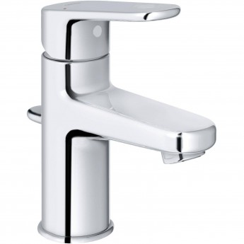 Смеситель для раковины GROHE EUROPLUS с донным клапаном, уменьшенный, хром