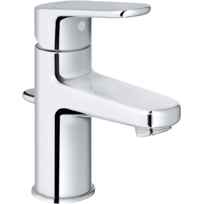 Смеситель для раковины GROHE EUROPLUS с донным клапаном, уменьшенный, хром 33156002 Смеситель для раковины GROHE EUROPLUS с донным клапаном, уменьшенный, хром 33156002