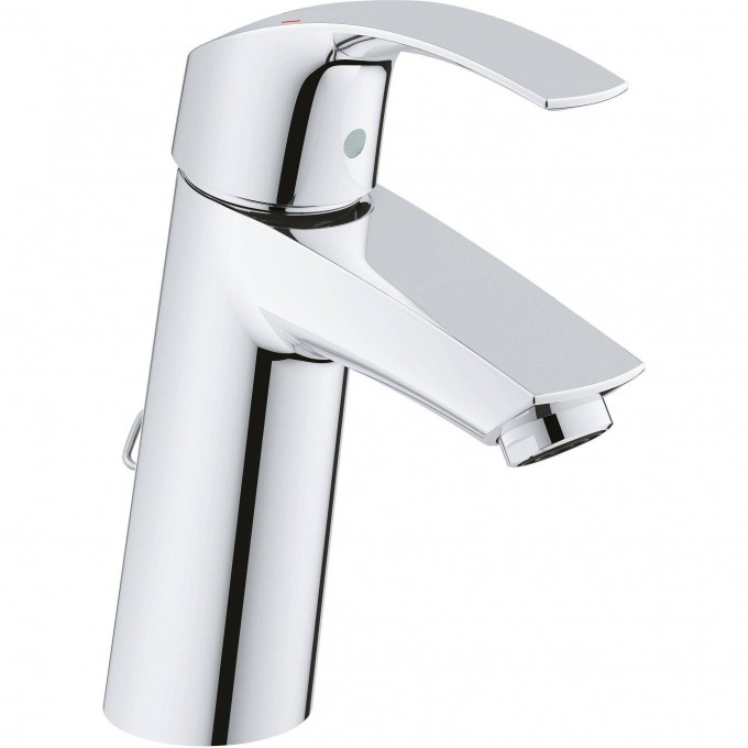 Смеситель для раковины GROHE EUROSMART с цепочкой и средним изливом, хром 23323001 Смеситель для раковины GROHE EUROSMART с цепочкой и средним изливом, хром 23323001