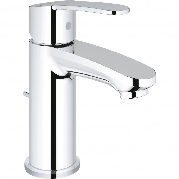 Смеситель для раковины GROHE EUROSTYLE COSMOPOLITAN с донным клапаном и энергосберегающим картриджем, уменьшенный, хром 2338720E Смеситель для раковины GROHE EUROSTYLE COSMOPOLITAN с донным клапаном и энергосберегающим картриджем, уменьшенный, хром 2338720E