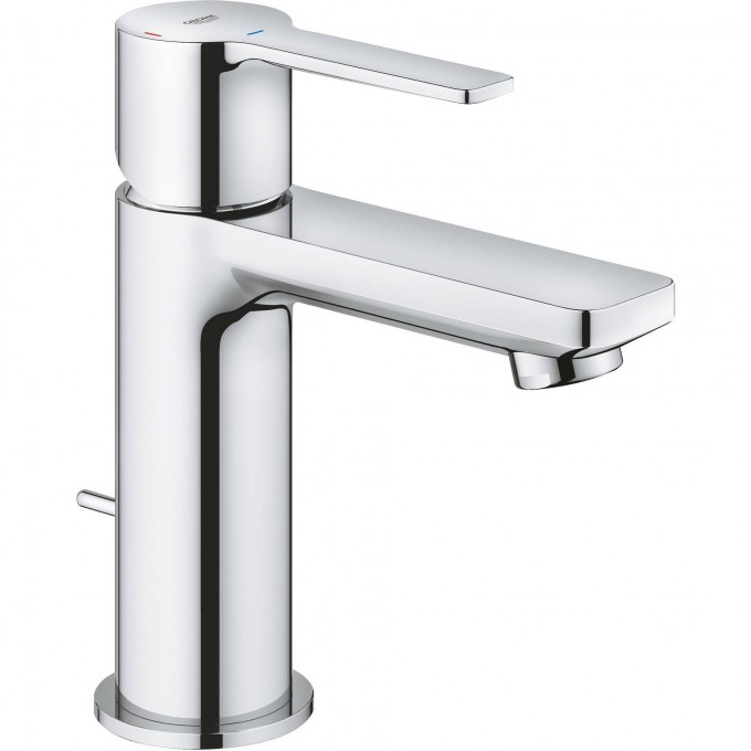 Смеситель для раковины GROHE LINEARE NEW с донным клапаном, хром 23790001 Смеситель для раковины GROHE LINEARE NEW с донным клапаном, хром 23790001
