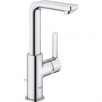 Смеситель для раковины GROHE LINEARE NEW с донным клапаном, L-Size, хром (23296001) Смеситель для раковины GROHE LINEARE NEW с донным клапаном, L-Size, хром (23296001)