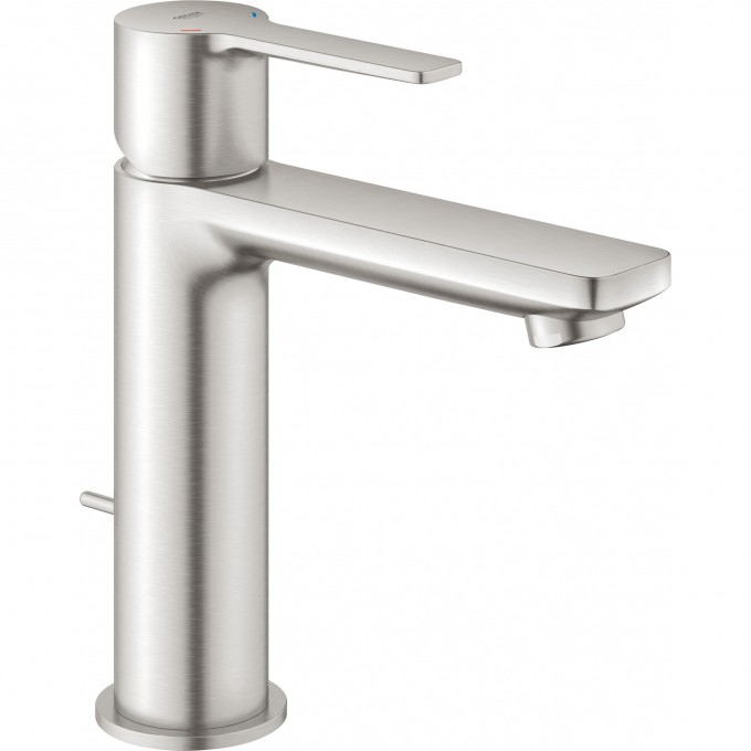 Смеситель для раковины GROHE LINEARE NEW с донным клапаном, суперсталь 32114DC1 Смеситель для раковины GROHE LINEARE NEW с донным клапаном, суперсталь 32114DC1