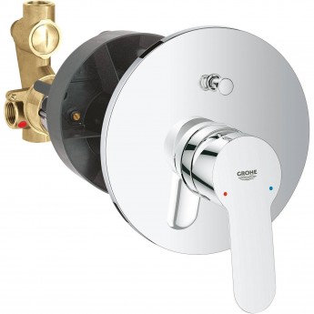 Смеситель для ванны GROHE BAUEDGE (внешняя и встраиваемая части), хром