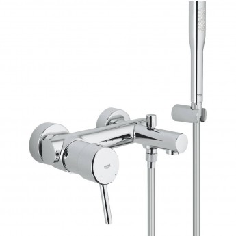 Смеситель для ванны GROHE CONCETTO с душевым гарнитуром, хром