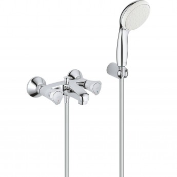 Смеситель для ванны GROHE COSTA L с душевым гарнитуром, хром