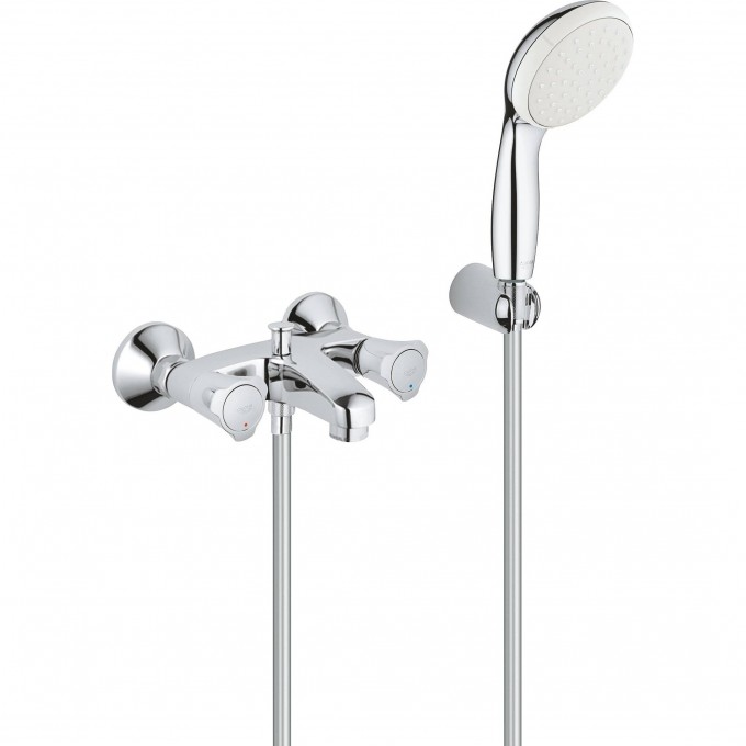 Смеситель для ванны GROHE COSTA L с душевым гарнитуром, хром 2546010A Смеситель для ванны GROHE COSTA L с душевым гарнитуром, хром 2546010A