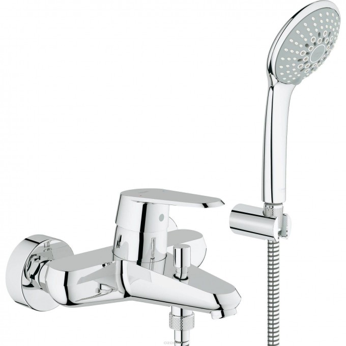 Смеситель для ванны GROHE EURODISC COSMOPOLITAN с душевым гарнитуром, хром () 33395002 Смеситель для ванны GROHE EURODISC COSMOPOLITAN с душевым гарнитуром, хром () 33395002