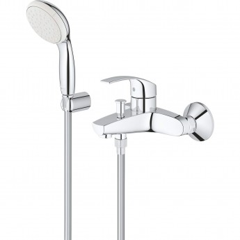 Смеситель для ванны GROHE EUROSMART NEW с душевым набором, хром (3330220A)