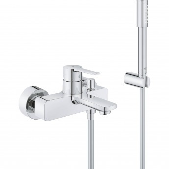 Смеситель для ванны GROHE LINEARE NEW с душевым гарнитуром, хром