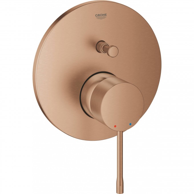 Смеситель однорычажный для ванны GROHE ESSENCE, круглая розетка, теплый закат матовый () 24058DL1 Смеситель однорычажный для ванны GROHE ESSENCE, круглая розетка, теплый закат матовый () 24058DL1
